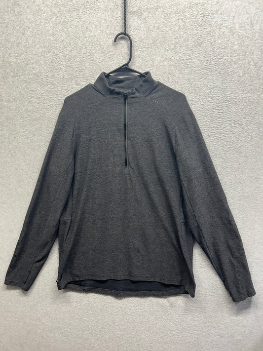 Lululemon Surge Warm 1/2 Zip Size XL Heathered Gray