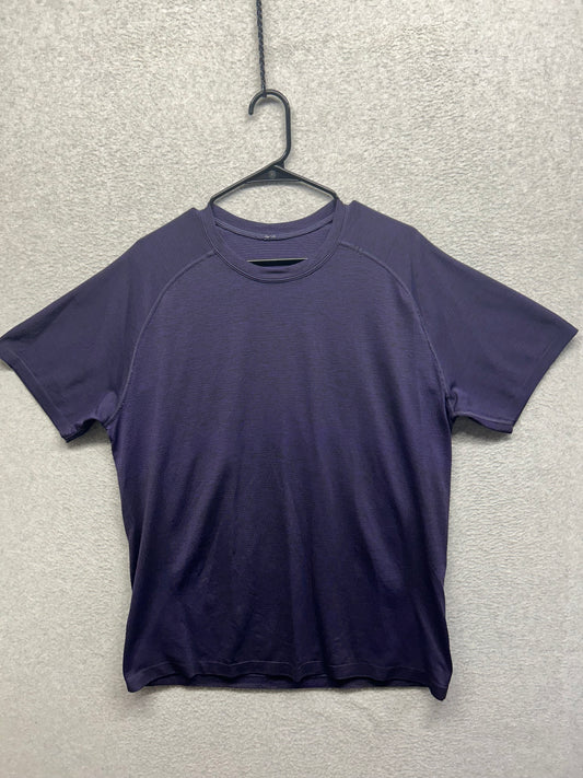 Lululemon Metal Vent Tech Short Sleeve Shirt 2.0 Mens Size XL Purple