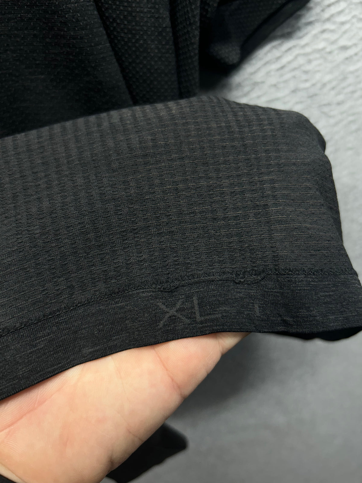 Lululemon Metal Vent Tech Short Sleeve Polo Mens Size XL Black