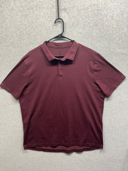 Lululemon Evolution Polo Size 2XL Red
