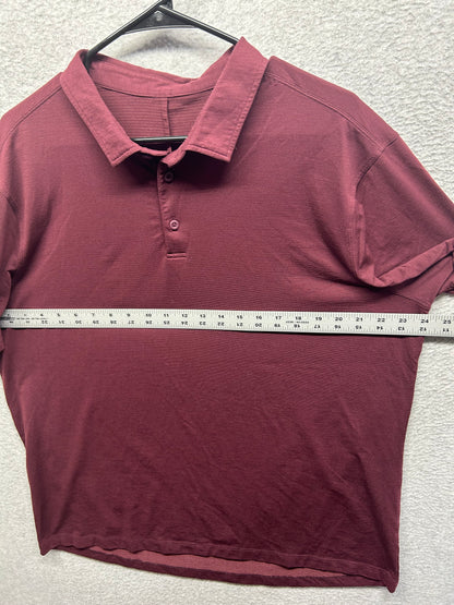 Lululemon Evolution Polo Size 2XL Red