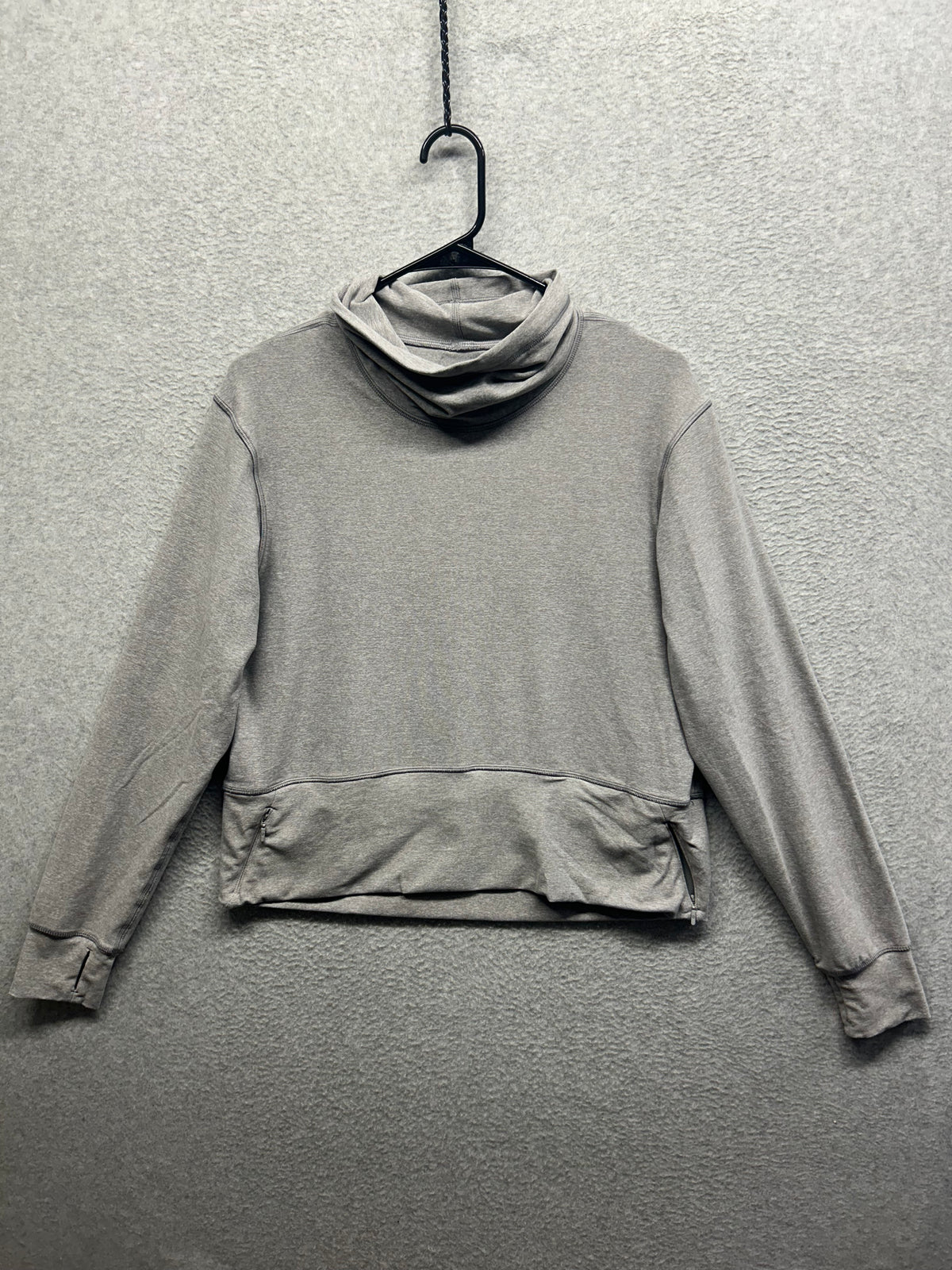 Lululemon Ready to Rulu Pullover Size 6 Heathered Raceway Grey
