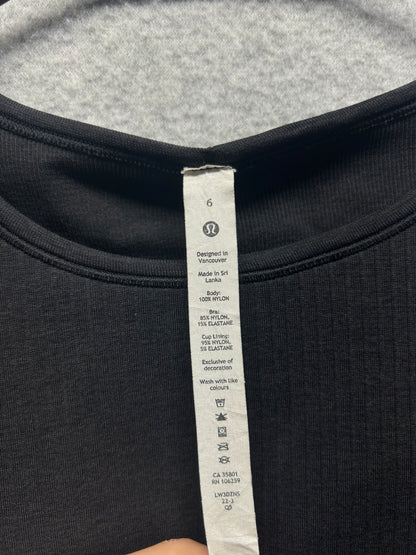 Lululemon Ebb to Street Long Sleeve Size 6 Black