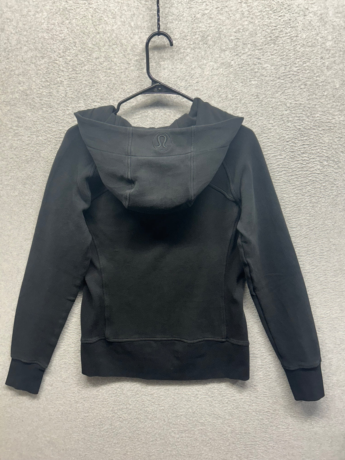 Lululemon Scuba Hoodie Light Cotton Fleece Size 8 Black