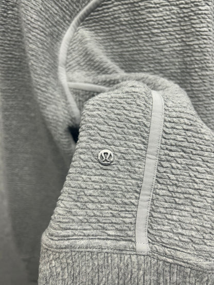 Lululemon On Repeat Bomber Size 8 Heathered Core Light Grey