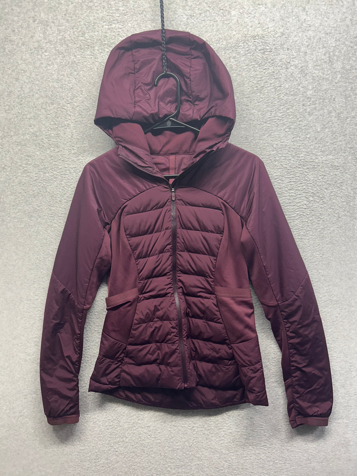 Lululemon Down For It All Jacket Size 8 Dark Adobe