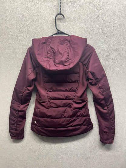 Lululemon Down For It All Jacket Size 8 Dark Adobe