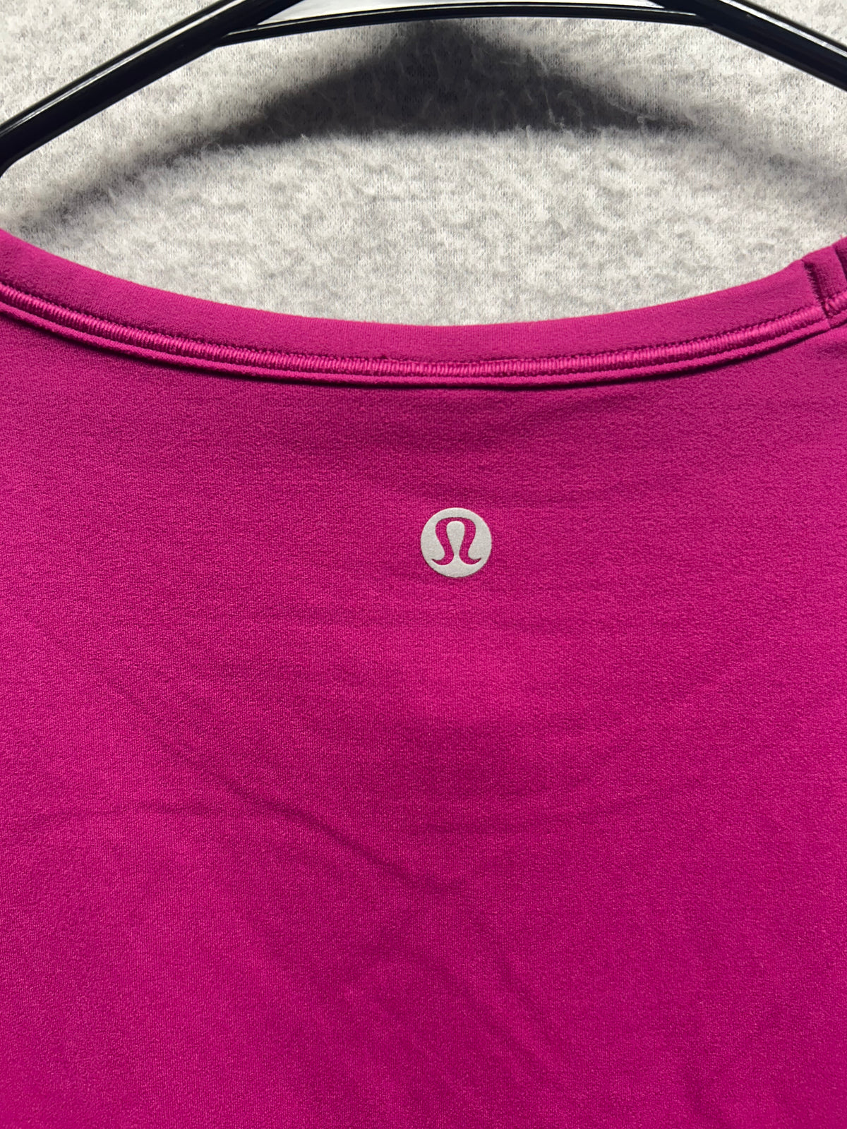 Lululemon All It Takes Short-Sleeve Shirt Nulu Size 12 Magenta Purple