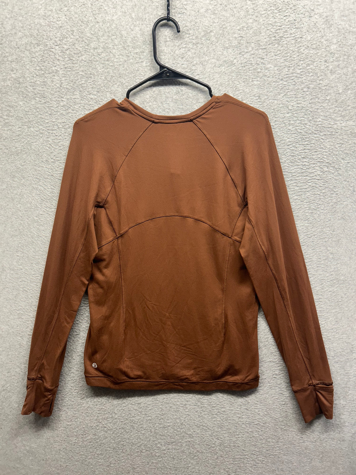 Lululemon Its Rulu Run Long Sleeve Shirt Size 12 Roasted Brown