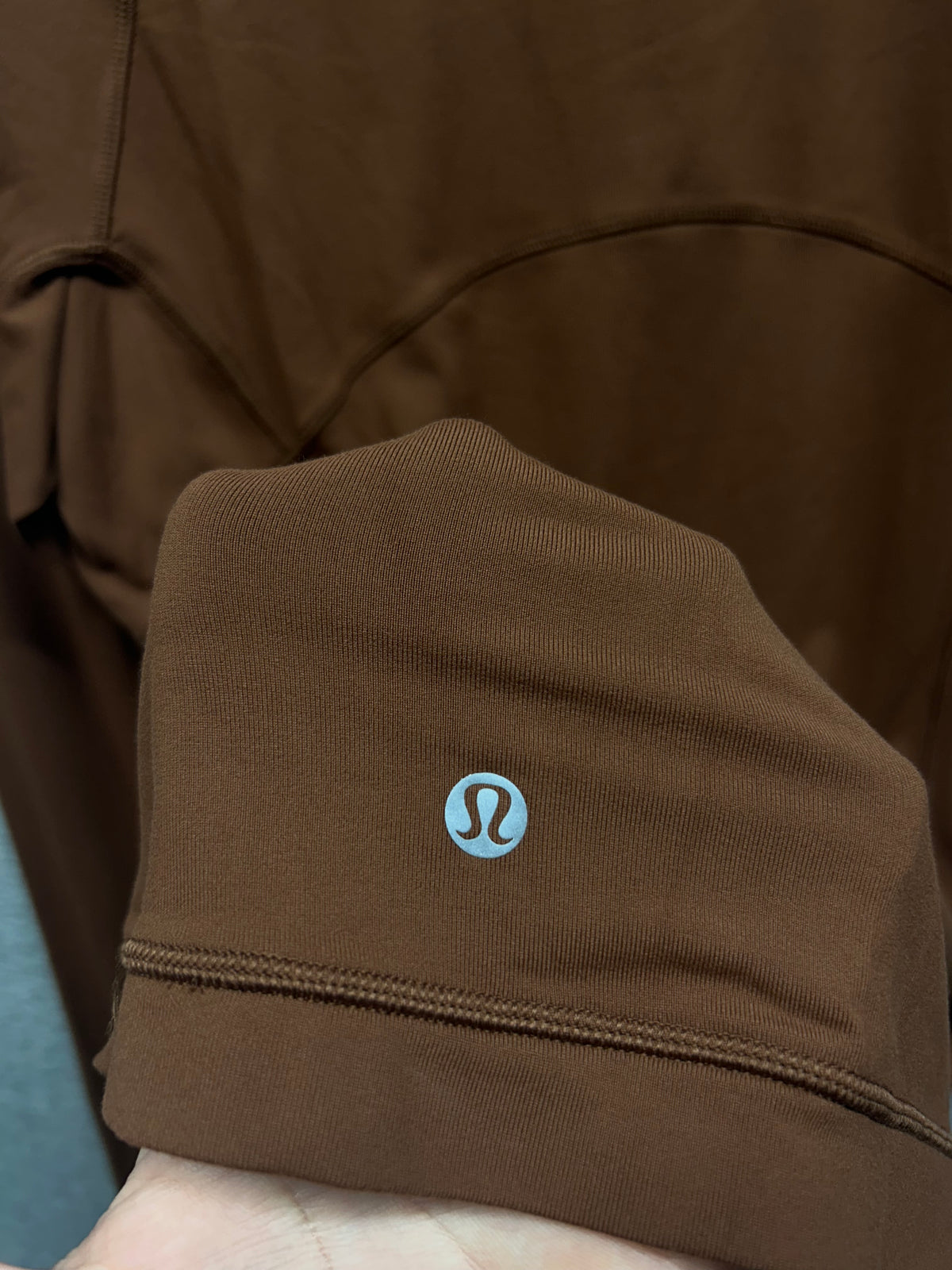 Lululemon Its Rulu Run Long Sleeve Shirt Size 12 Roasted Brown