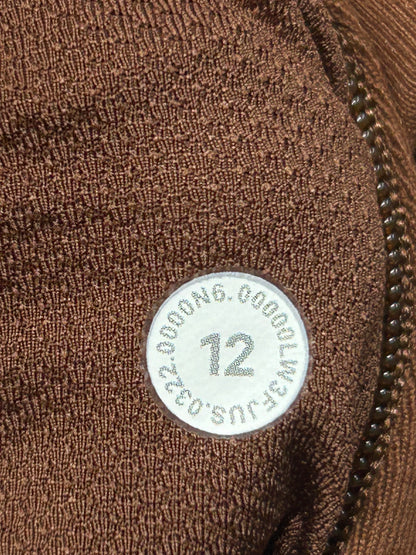 Lululemon Its Rulu Run Long Sleeve Shirt Size 12 Roasted Brown