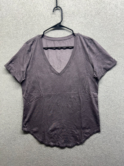 Lululemon Love Tee Fade Size 12 Washed Purple Ink