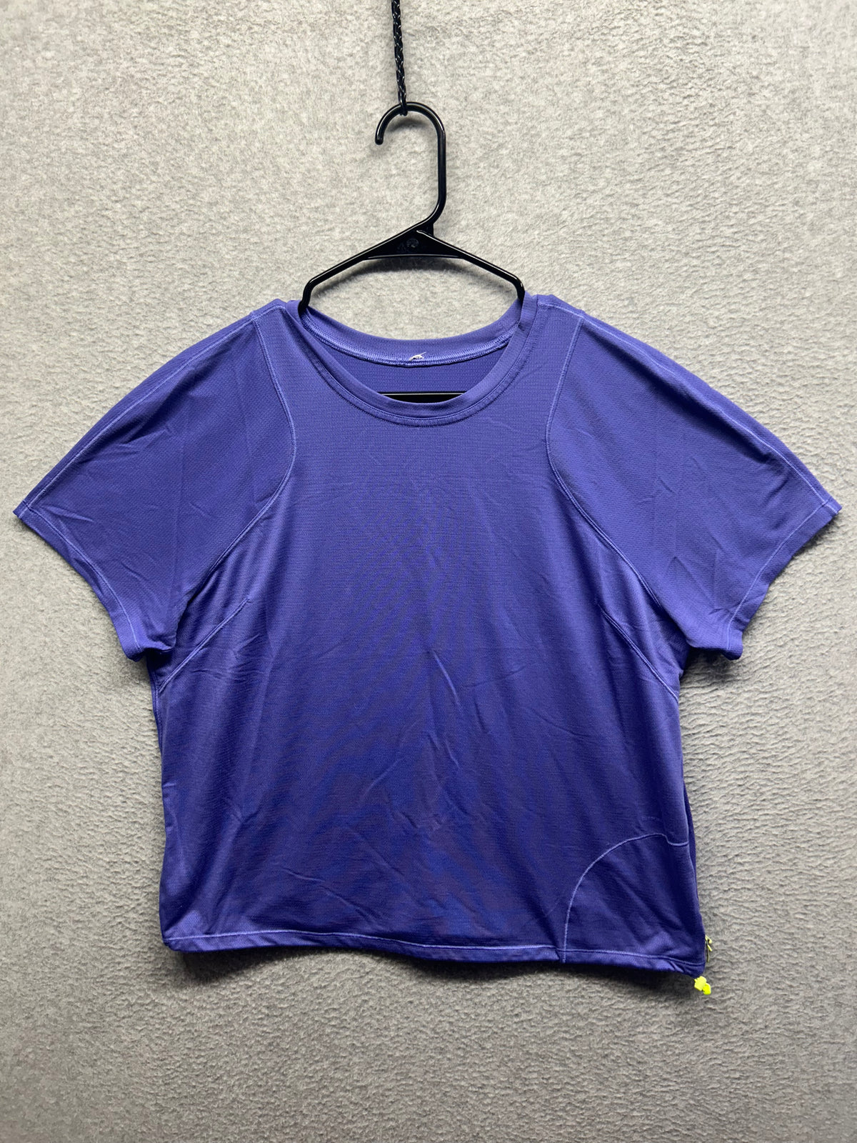 Lululemon Lightweight Cinched Hem Hiking T-Shirt Size 12 Charged Indigo