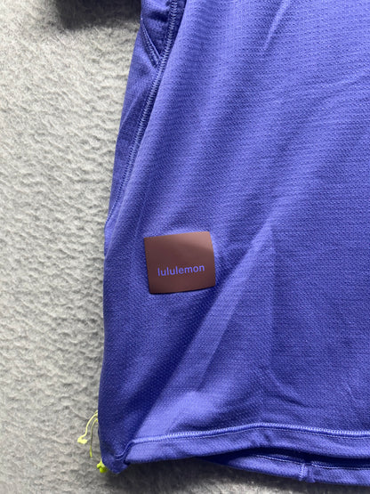 Lululemon Lightweight Cinched Hem Hiking T-Shirt Size 12 Charged Indigo