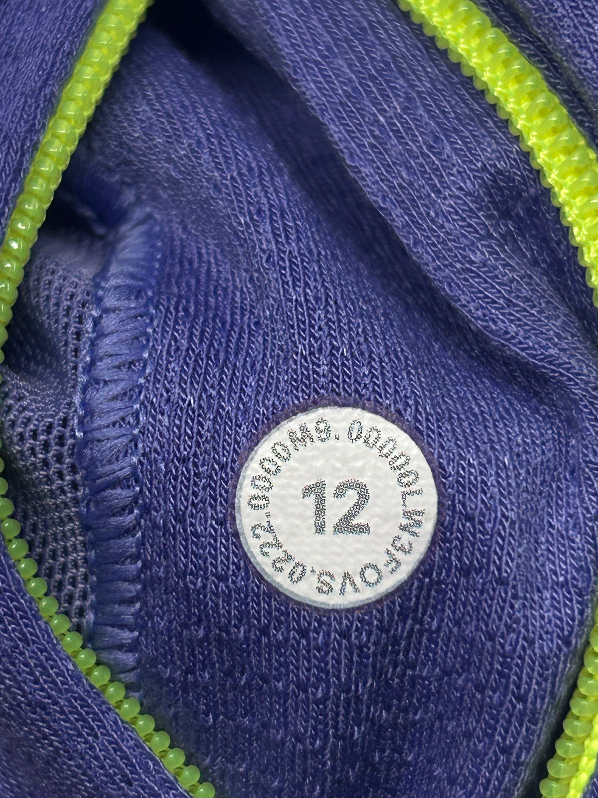 Lululemon Lightweight Cinched Hem Hiking T-Shirt Size 12 Charged Indigo