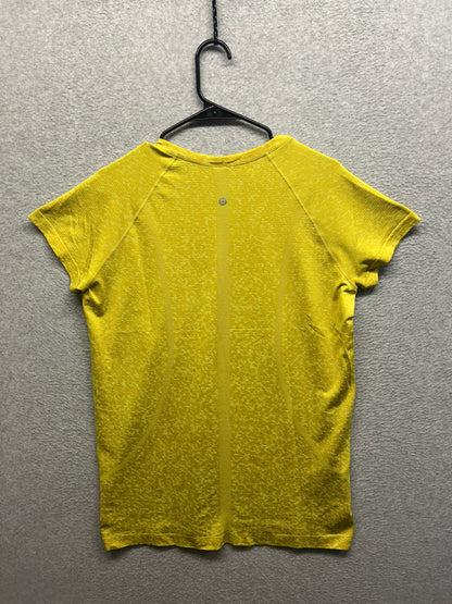 Lululemon Swiftly Tech Short Sleeve Size 14 Yellow