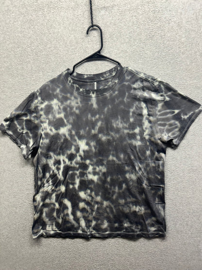 Lululemon All Yours Tee Size 14 Marmoleado Tie Dye Graphite Grey