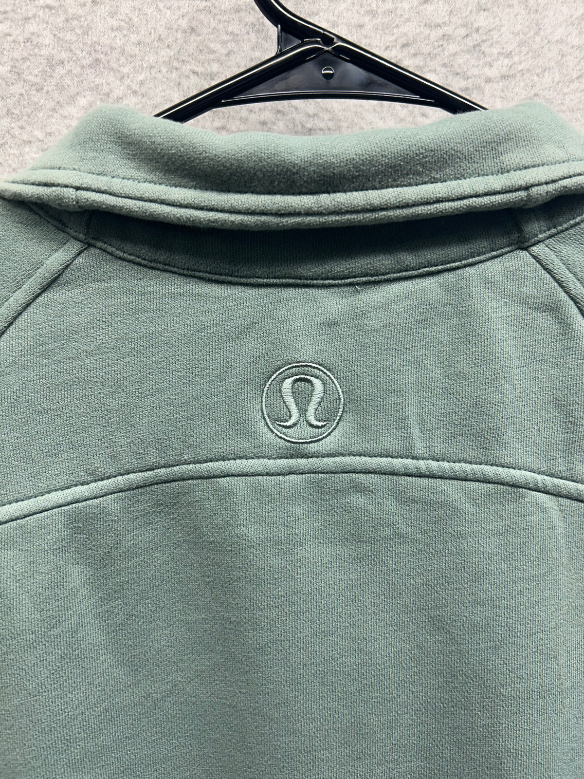 Lululemon Scuba Oversized Funnel-Neck Half Zip Long Size XS/S Crater Blue / Gold