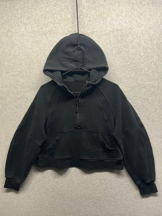 Lululemon Scuba Oversized 1/2 Zip Hoodie Size XS/S Black