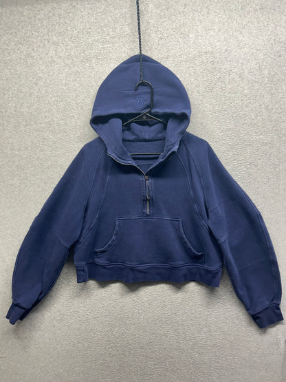 Lululemon Scuba Oversized Half-Zip Hoodie Size M/L Mineral Blue
