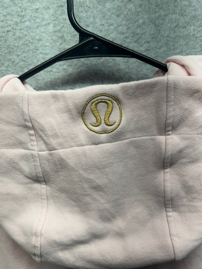 FLAWED Lululemon Scuba Full-Zip Cropped Hoodie Size XS | 2 Meadowsweet Pink