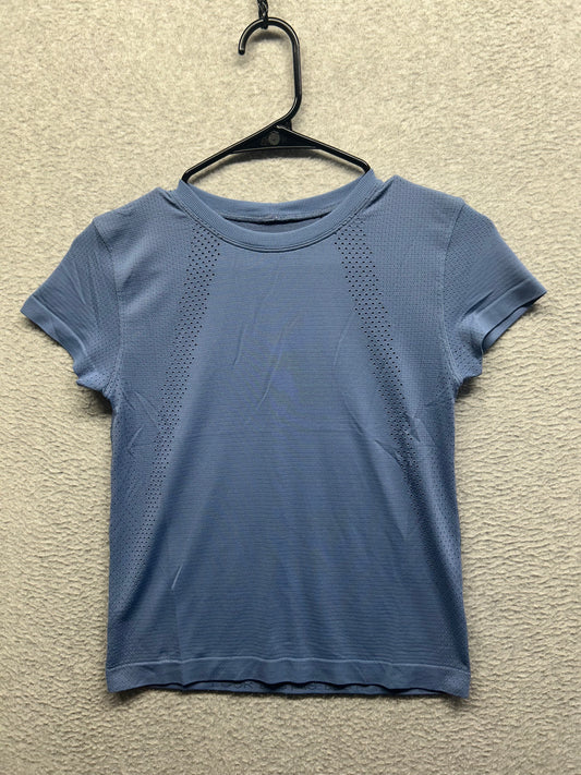 Lululemon Breeze By Short Sleeve Size 2 Blue