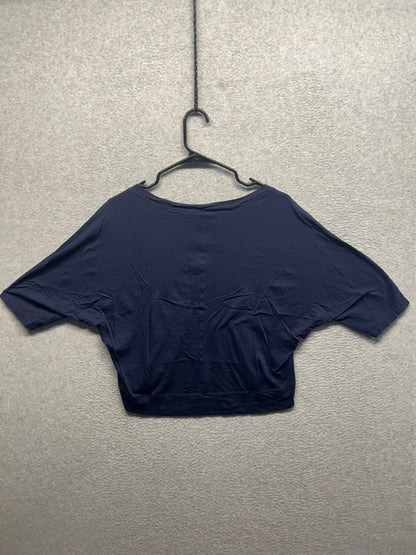 Lululemon Ambleside V Short Sleeve Size 4 Deep Indigo