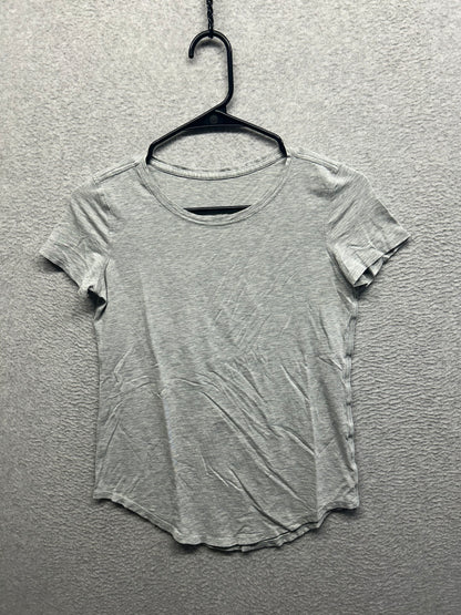 Lululemon Love Crew Short Sleeve Size 4 Gray