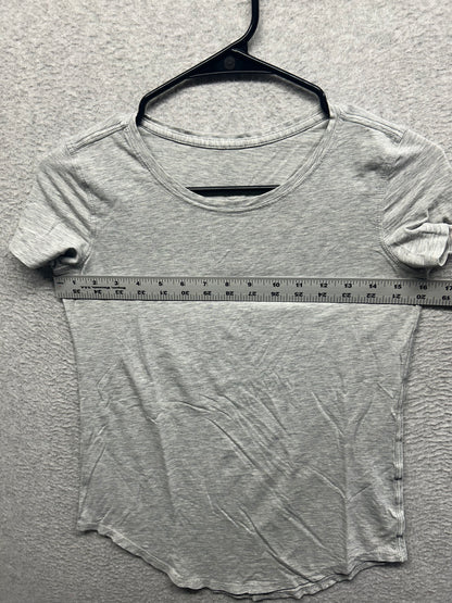 Lululemon Love Crew Short Sleeve Size 4 Gray