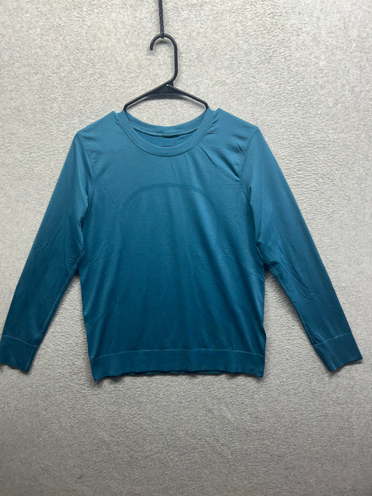 Lululemon Swiftly Tech Long Sleeve Crew Size 6 Blue | Teal