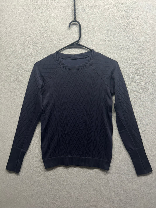Lululemon Rest Less Pullover Long Sleeve Size 6 Midnight Navy