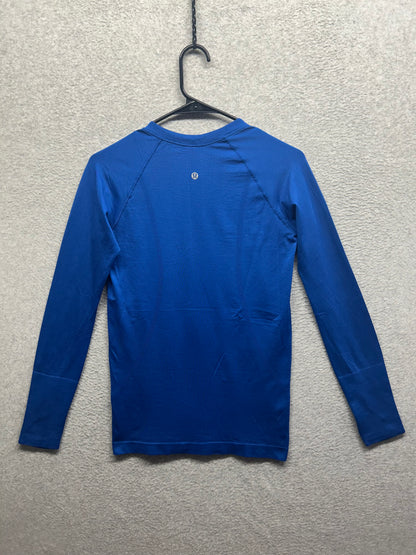 Lululemon Swiftly Tech Long Sleeve Crew Size 6 Blue