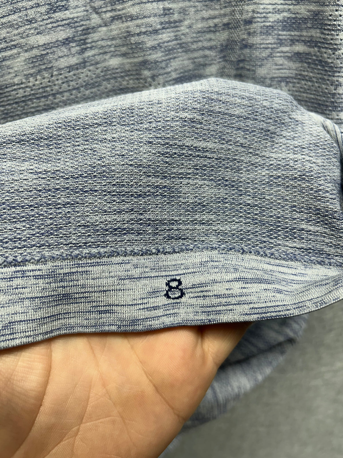 Lululemon Swiftly Tech Short Sleeve Crew Size 8 Gray | Blue