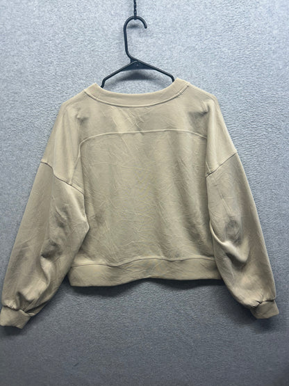 Lululemon Perfectly Oversized Cropped Crew Softstreme Size 10 Trench
