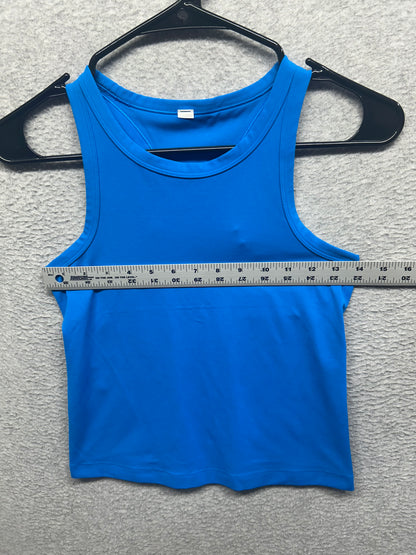 Lululemon Align Waist-Length Racerback Tank Top Size 8 Blue