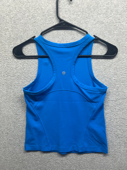 Lululemon Align Waist-Length Racerback Tank Top Size 8 Blue