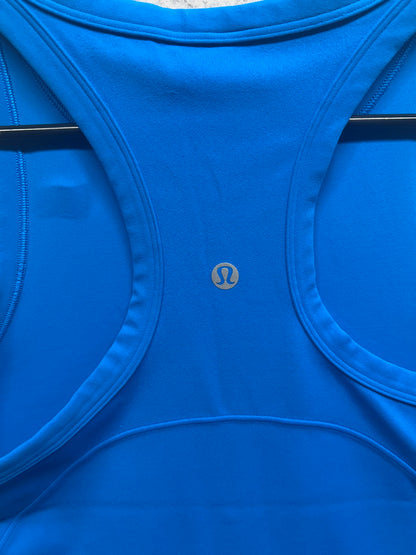 Lululemon Align Waist-Length Racerback Tank Top Size 8 Blue