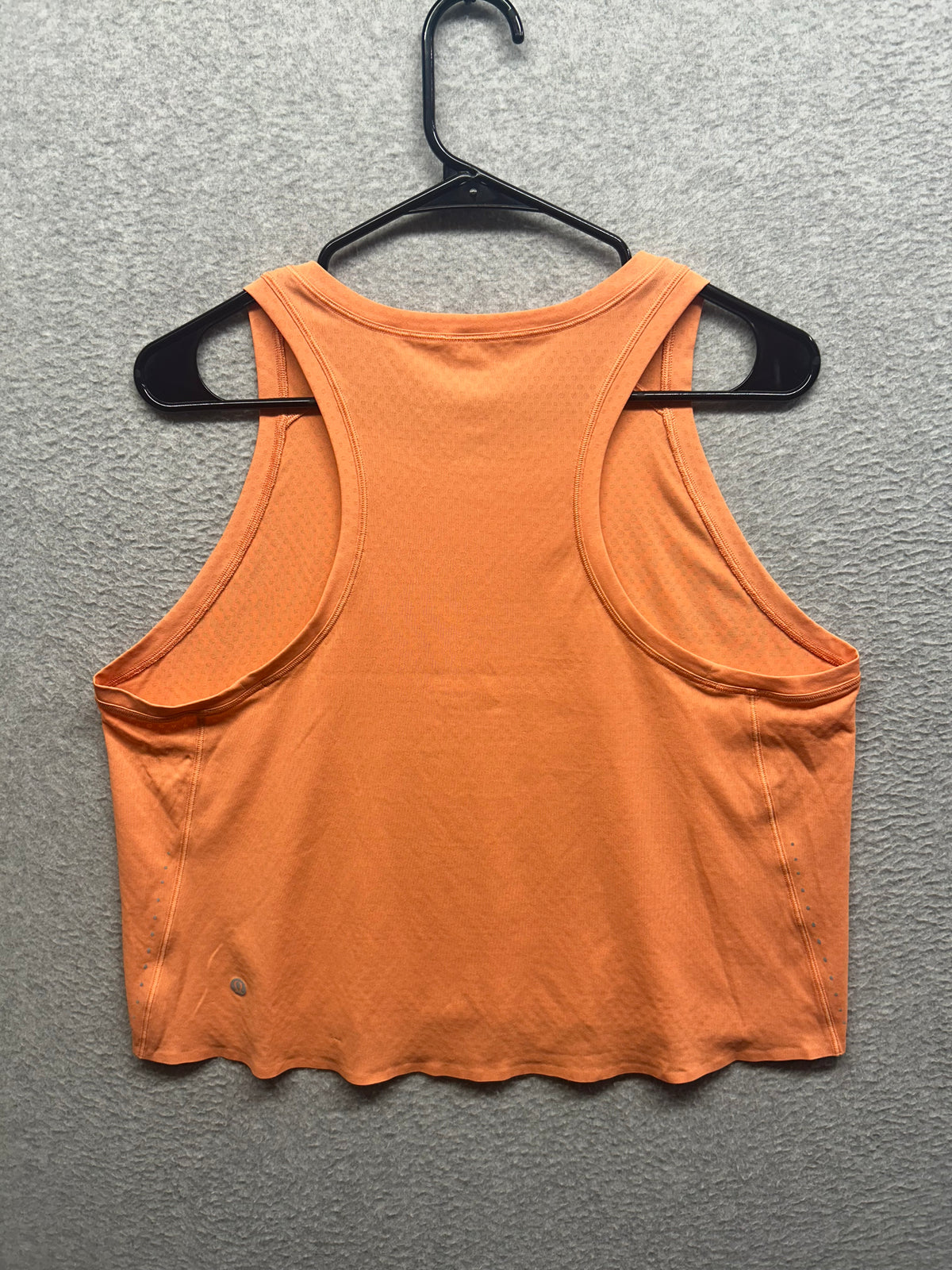 Lululemon Lightweight Relaxed Fit Cropped Tank Top Size 8 Orange