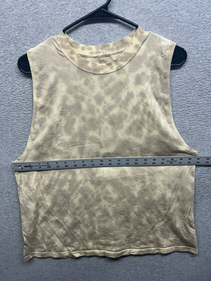 Lululemon All Yours Tank Top Size 14 Marmoleado Tie Dye Lemon Chiffon Trench