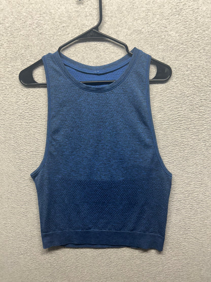Lululemon Muscle By Relaxed Fit Tank Size 4 Blue