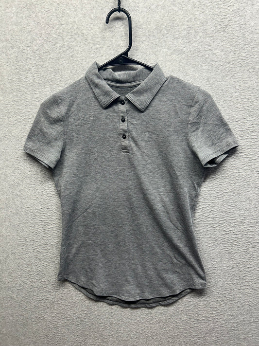 Lululemon Evolution Polo Size XS Heathered Gray