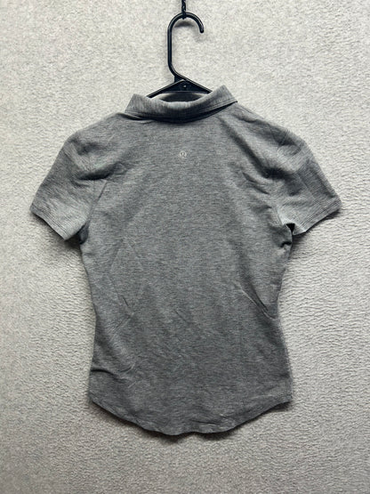 Lululemon Evolution Polo Size XS Heathered Gray