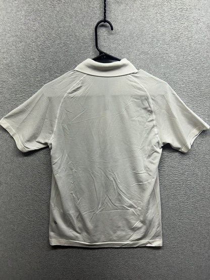 Lululemon Metal Vent Tech Polo Shirt 2.0 Size Small White