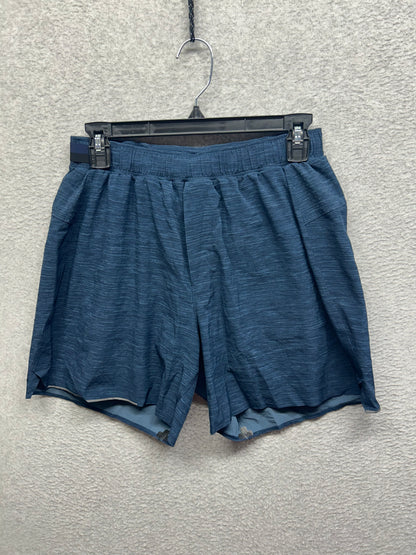 Lululemon Surge Short 6" Size Medium Heather Allover Iron Blue True Navy