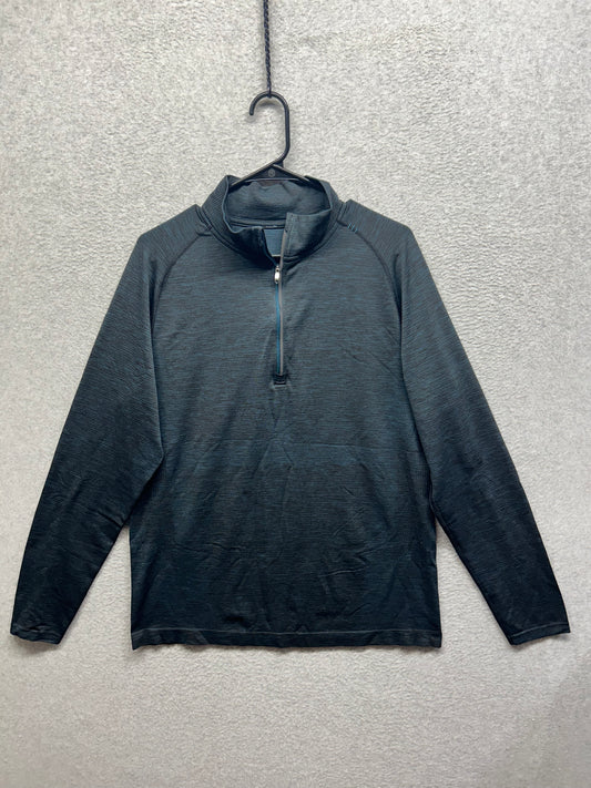 Lululemon Metal Vent Tech 1/2 Zip Size large Mineral Blue