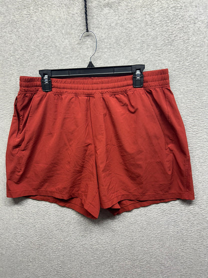Lululemon Pace Breaker Linerless Short 5" Size XL (Square) Red Orange