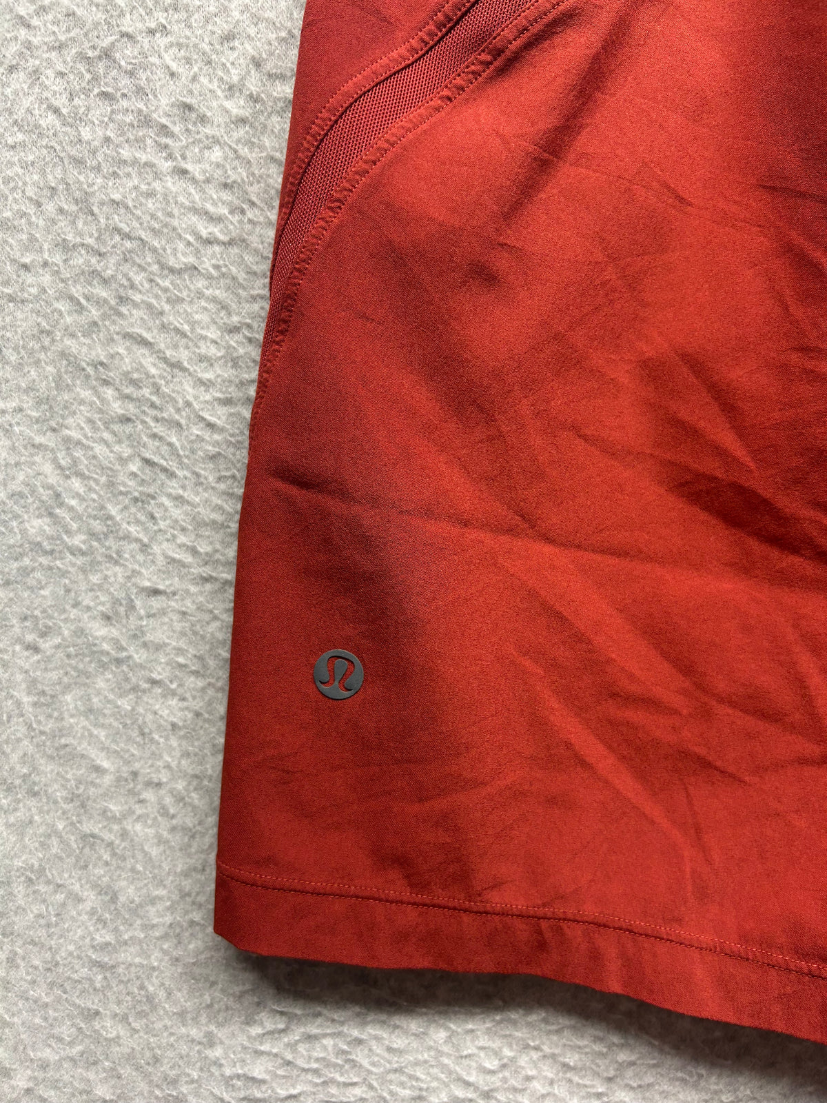 Lululemon Pace Breaker Linerless Short 5" Size XL (Square) Red Orange
