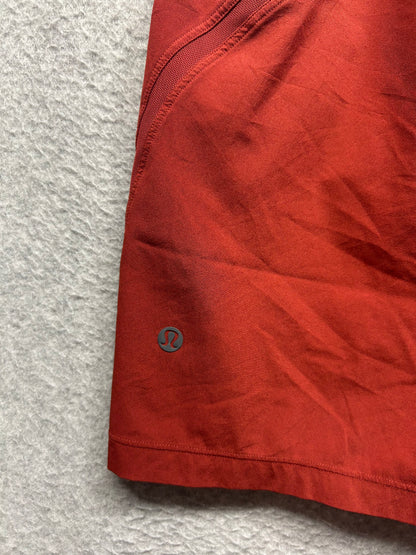 Lululemon Pace Breaker Linerless Short 5" Size XL (Square) Red Orange