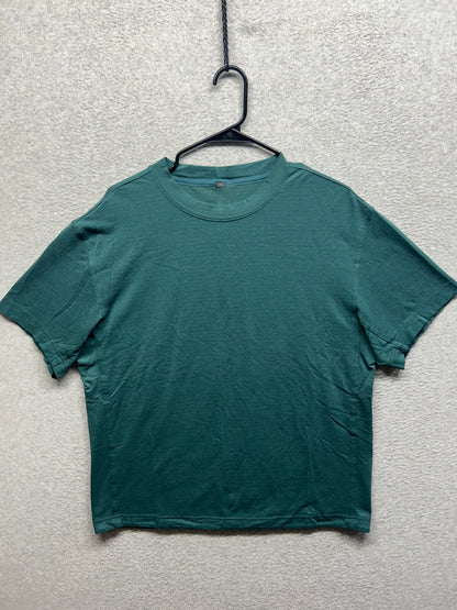 Lululemon License To Train Short Sleeve Size XL Green