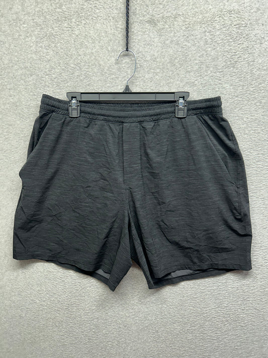 Lululemon Pace Breaker Short Linerless 7" Size 2XL All Court Texture Deep Coal Black